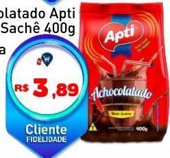 Tonin Superatacado Achocolatado apti sachê 400g oferta