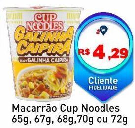 Macarrão cup noodles