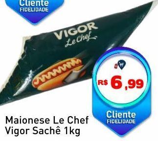 Tonin Superatacado Maionese le chef vigor 1kg oferta