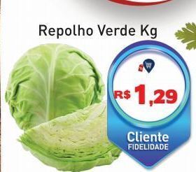 Tonin Superatacado Repolho verde kg oferta