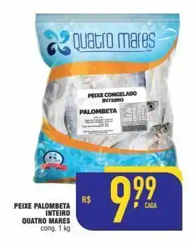 Mercantil Rodrigues Peixe palombeta inteiro quatro mares 1kg oferta