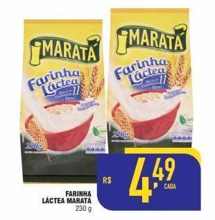Mercantil Rodrigues Farinha láctea maratá 230g oferta