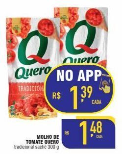 Mercantil Rodrigues Molho de tomate quero 300g oferta