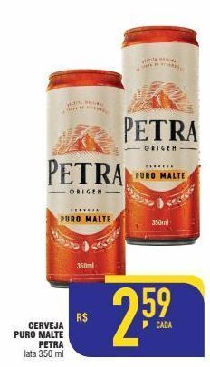 Mercantil Rodrigues Cerveja puro malte petra 350ml oferta