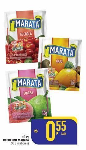 Mercantil Rodrigues Pó p/refresco maratá 30g oferta