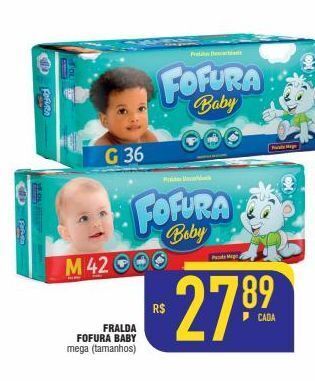 Mercantil Rodrigues Fraldas fofura baby oferta
