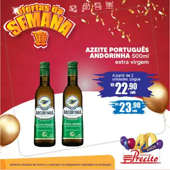 Supermercado Precito Azeite Portugues Andorinha 500ml oferta