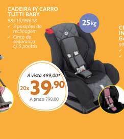 Benoit Cadeira P Carro Tutti Baby oferta