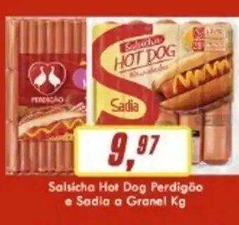Floresta Supermercados Salsicha Hot Dog Perdigao e Sadia a granel 1kg oferta