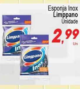 Villefort Atacadista Esponja Inox Limppano oferta