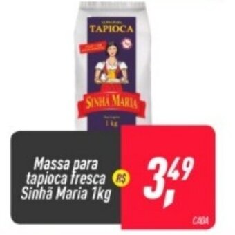 Frangolândia Massa para tapioca fresca Sinha Maria 1kg oferta
