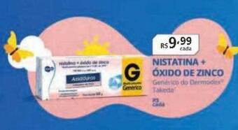 Nistatina + óxido de zinco