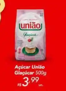 Prezunic Açúcar União Glaçúcar 500g oferta