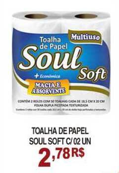 Mercadão Atacadista Toalha De Papel Soul Soft oferta