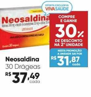 Neosaldina 30 drágeas