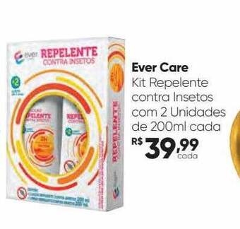 Drogaria São Paulo Ever care kit repelente contra insetos oferta