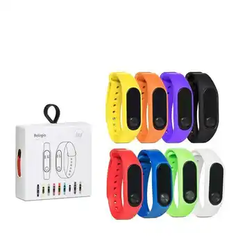 Relógio pulseira dauftech color