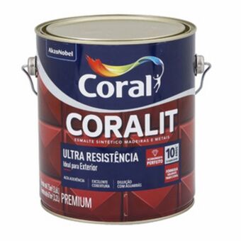 Leroy Merlin Esmalte sintético coralit acetinado branco 3,6l coral oferta