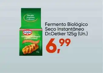 Imec Supermercados Fermento Biológico Seco Instantâneo Dr. Oetker 125g oferta