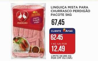 Apoio Mineiro Linguiça mista para churrasco perdigão oferta