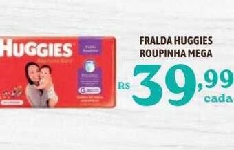 Fralda huggies roupinha mega