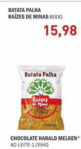Decisão Atacarejo Batata Palha Raízes De Minas 800g oferta