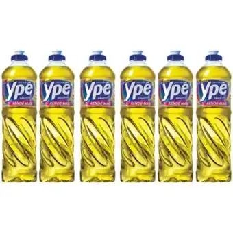 Detergente líquido ype neutro 6 unidades 500ml