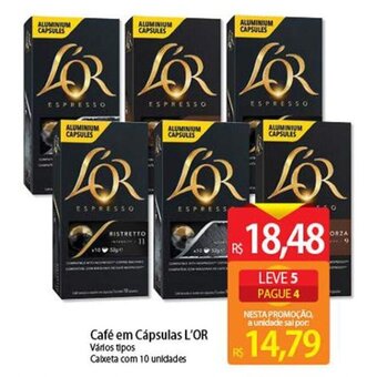 Atacadão Cafe em Capsulas L'or oferta