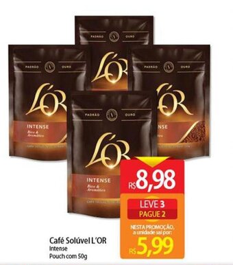 Atacadão Cafe Soluvel L'or 50g oferta