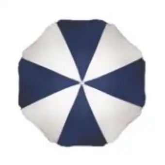 Ferreira Costa Guarda-sol 1,80m de aço azul marinho com branco - mor  oferta