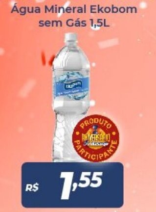 Atakarejo Agua Mineral Ekobom Sem Gas 1.5L oferta