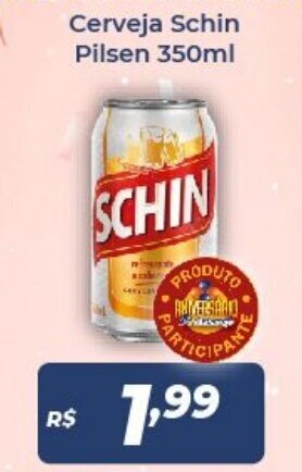Cerveja Schin Pilsen 350ml