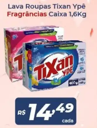 Atakarejo Lava roupas Tixan Ype Frag. caixa 1.6kg oferta