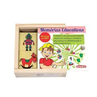 Memórias educativas - brinquedos - jogo da memória
