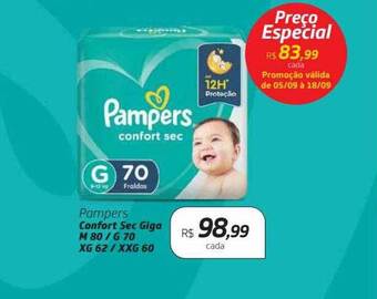 Drogal Pampers confort sec giga oferta