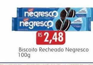 Biscoito recheado negresco