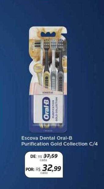 Escova dental oral-b purification gold collection c-4
