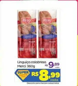 Super Lagoa Linguiça calabresa merci oferta