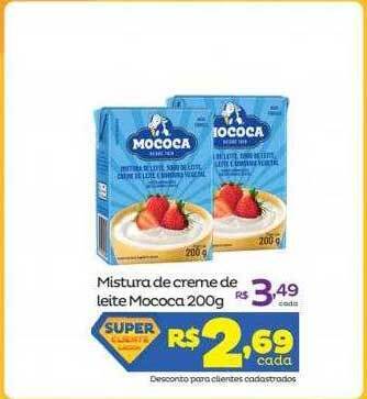 Super Lagoa Mistura de creme de leite mococa oferta