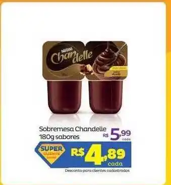 Super Lagoa Sobremesa chandelle sabores oferta