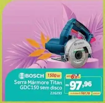 Breithaupt Bosch serra marmore titan gdc150 sem disco oferta