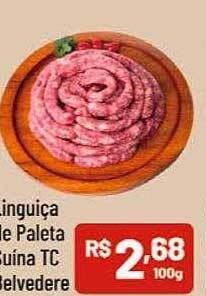 Supermercados Goes Linguiça de paleta suina tc belvedere oferta