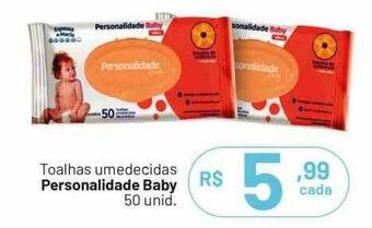 Toalhas umedecidas personalidade baby 50