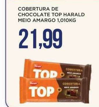 Apoio Mineiro Cobertura de chocolate top harald meio amargo oferta