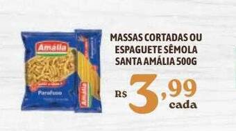 Bahamas Supermercados Massas cortadas ou espaguete sêmola santa amália oferta