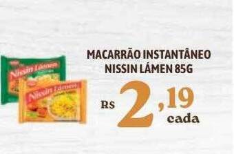 Bahamas Supermercados Macarrão instantâneo nissin lámen oferta
