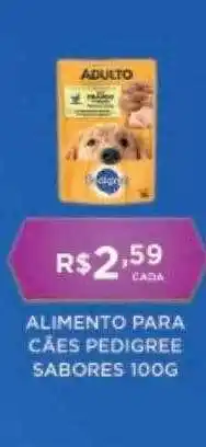 Bahamas Supermercados Alimento para cães pedigree sabores oferta