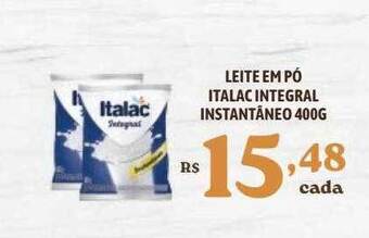 Bahamas Supermercados Leite em pó italac integral instantâneo oferta