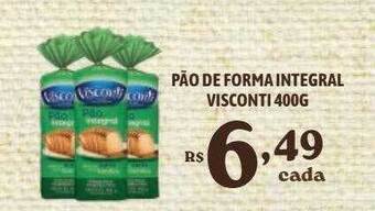 Bahamas Supermercados Pão de forma integral visconti oferta