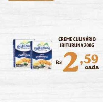 Bahamas Supermercados Creme culinário ibituruna oferta
